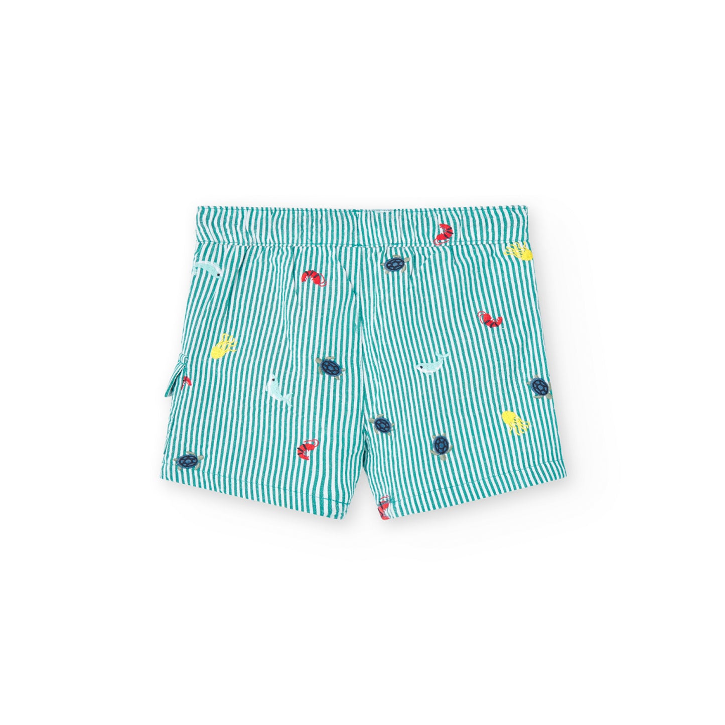 Poplin shorts for boys -Boboli