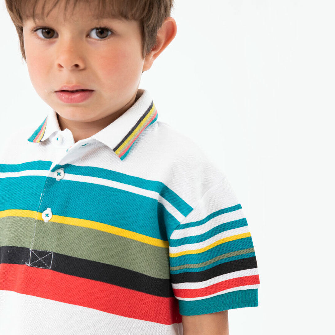 Polo piqué para menino -Boboli