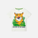 Cotton T-shirt for baby boy TIgre Boboli