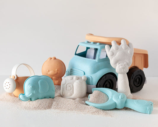 Camião jogo de praia 6 peças - kiokids