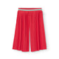 Pleated cotton pants for girls - Boboli