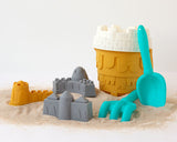 Conjunto de praia castelos 7 peças - Kiokids