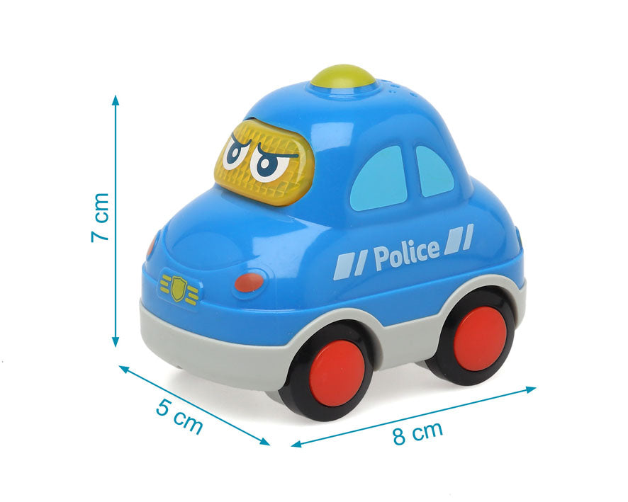 Carro da Policia com melodias e sons 13X11cm