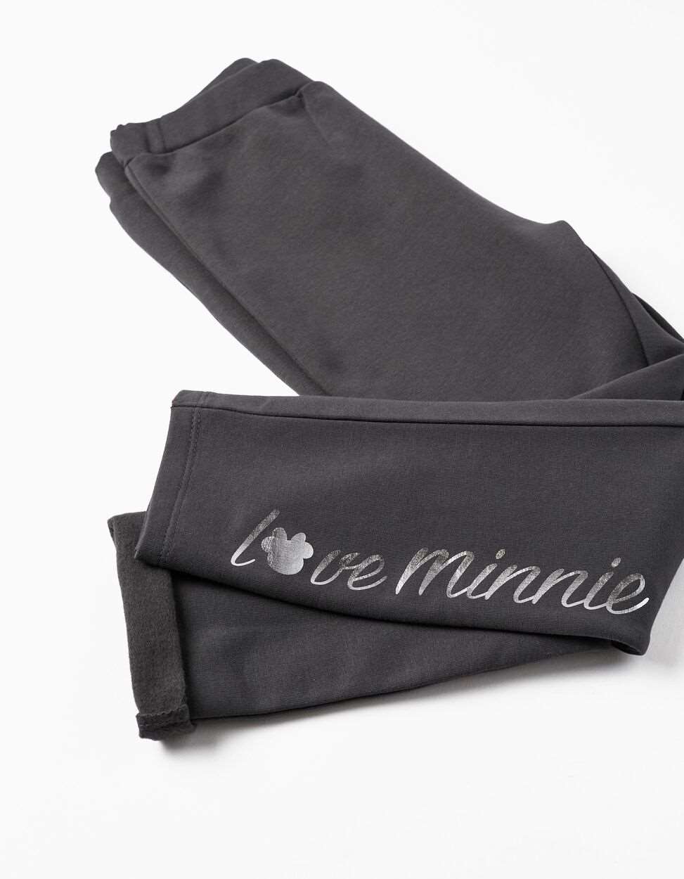 Leggings cardadas para menina 'love minnie' - Zippy