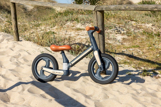 Bicicleta de equilíbrio dobrável Cinza - Kinderland