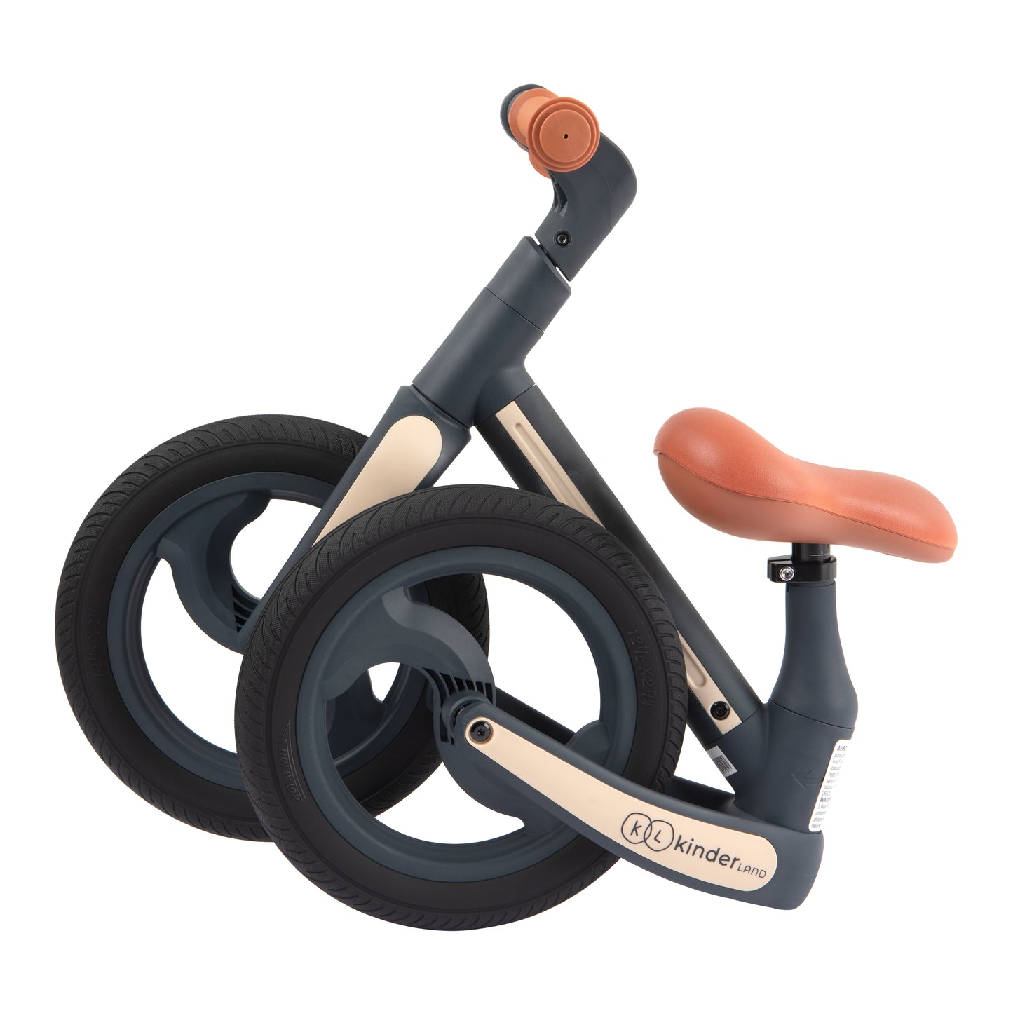 Folding Balance Bike Gray - Kinderland