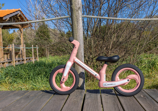 Bicicleta de equilíbrio dobrável Rosa - Kinderland