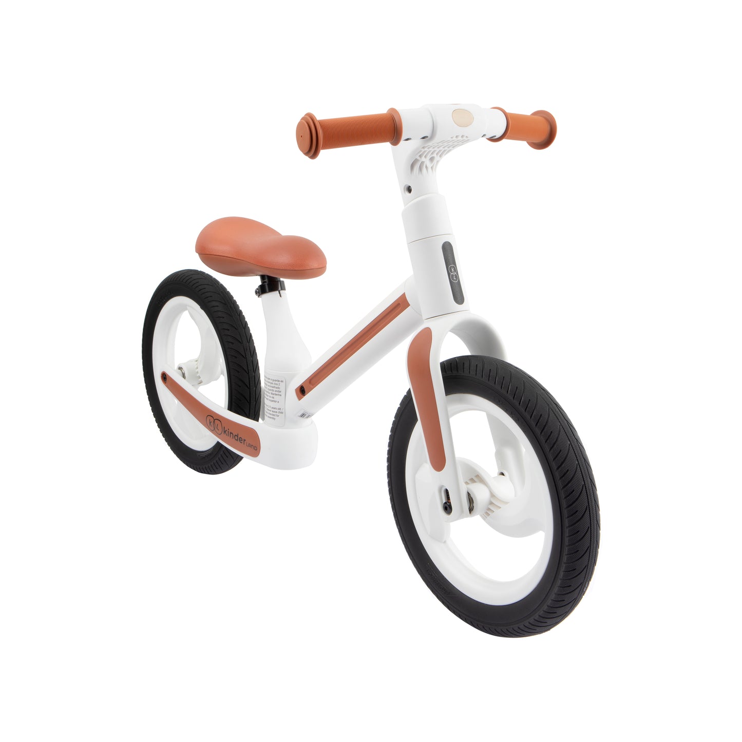 White folding balance bike - Kinderland