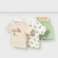 Conjunto algodão 3 peças print - Matcha - Mayoral