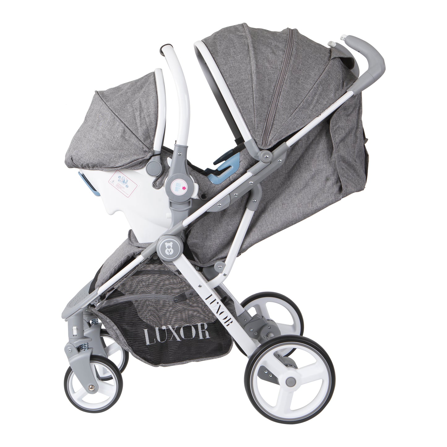 Baby stroller + car seat - Duo Luxor - Ursitos