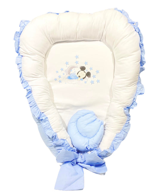 Adjustable Nest to Place Baby + Cushion - Minnie/Mickey