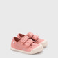 Sapatilhas Lona velcro IGOR barefoot - Rosa