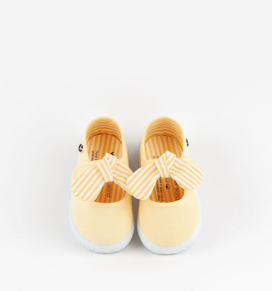 Sabrinas de lona para menina Mimosa - Victoria