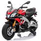 Mota elétrica para criança Aprilia Tuono V4 - 12V