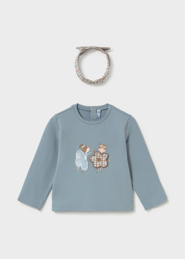 Camisola com bandolete para bebé menina Mayoral em Colibri