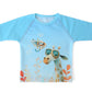 Camisola de Banho para bebé proteção UPF 50+ - Kiokids Azul