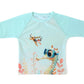 Camisola de Banho para bebé proteção UPF 50+ - Kiokids Menta