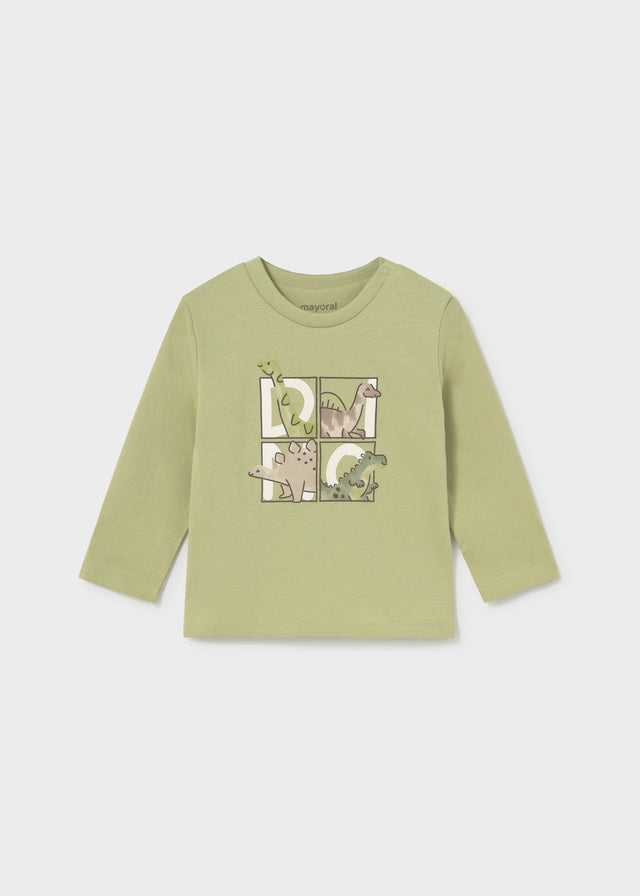 Camisola de dinossauros para bebé menino Mayoral em Oregano