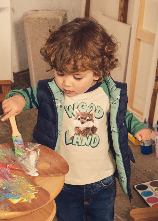 Camisola com peluche para bebé menino Mayoral em Acácia - imagem 2