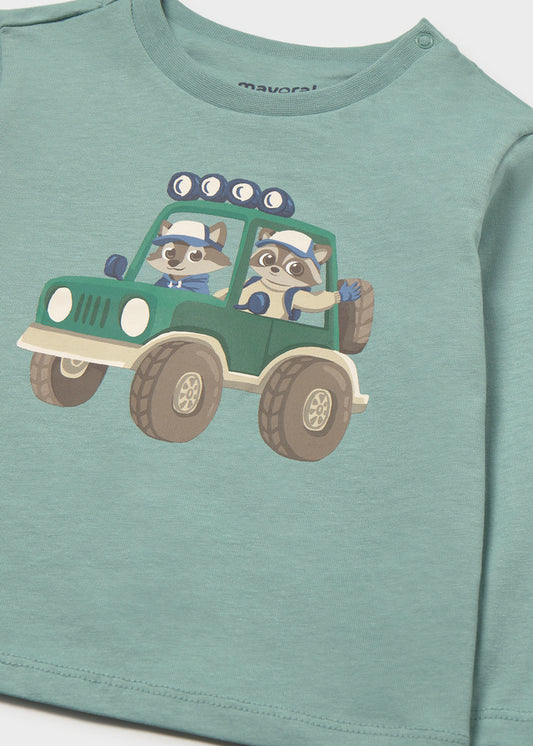 Camisola com veículo para bebé menino Mayoral em Aquário - imagem 3