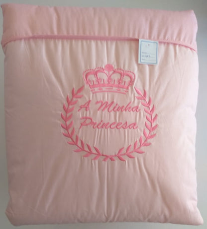 Conjunto de Edredão para cama de grades Príncipe/Princesa