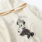 Cotton sweatshirt with hood, sequins and tulle for girl 'minnie' - Zippy