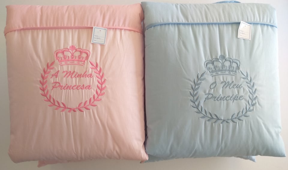 Conjunto de Edredão para cama de grades Príncipe/Princesa