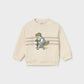 Sweatshirt do fato de treino com dinossauro Mayoral para bebé menino