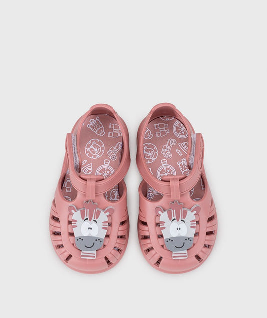 Sandálias Tobby Zebra Rosa - Igor Shoes