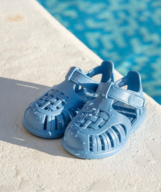 Sandália Tobby Solid Azul V26 - Igor Shoes