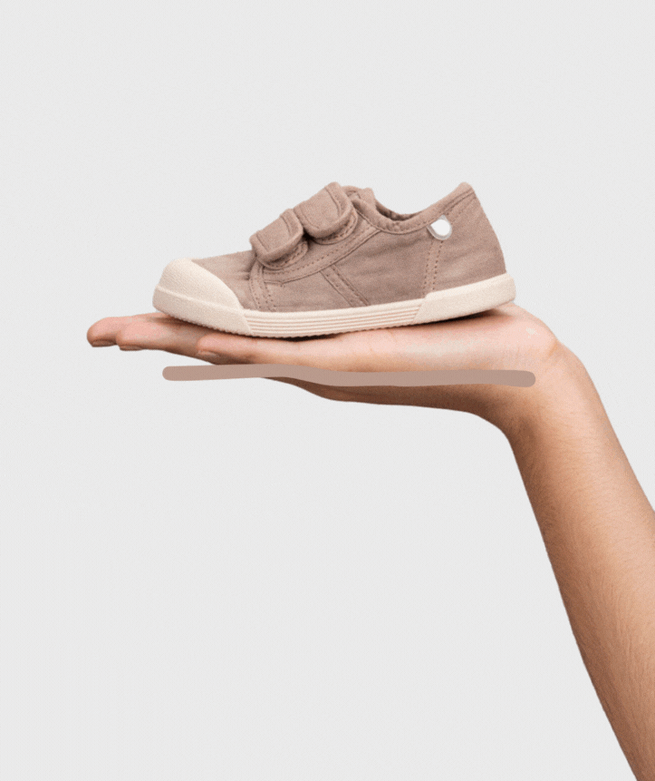 Sapatilhas Lona Velcro Barefoot Cacao - Igor Shoes