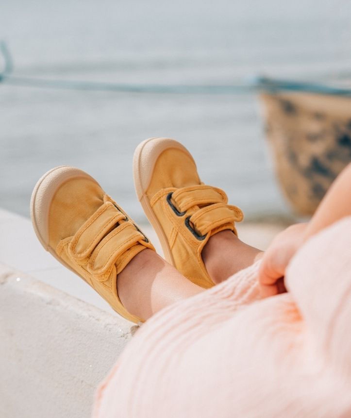 Sapatilhas Lona Velcro Barefoot Dijon - Igor Shoes