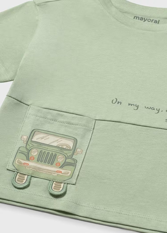 T-shirt bolso - Matcha - Mayoral