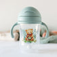 Copo aprendizagem 300ml com pegas urso sage - Kiokids