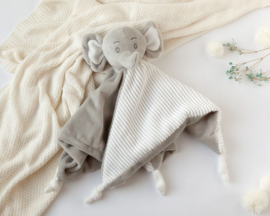 Doudou elefante cinzento para bebés - Kiokids