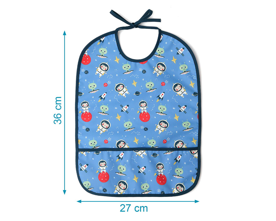 Babete impermeável azul - Kiokids