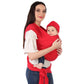 Porta-bebés algodão vermelho - Kiokids