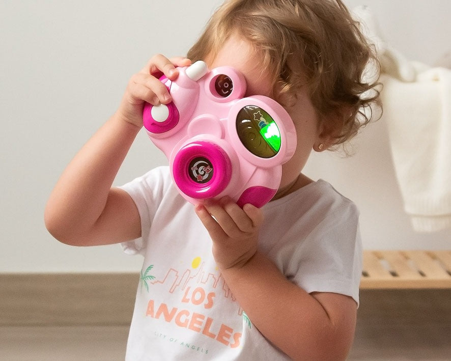 Câmara de fotos rosa - Kiokids