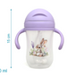 Copo aprendizagem step 3 300ml com pegas lavanda - Kiokids