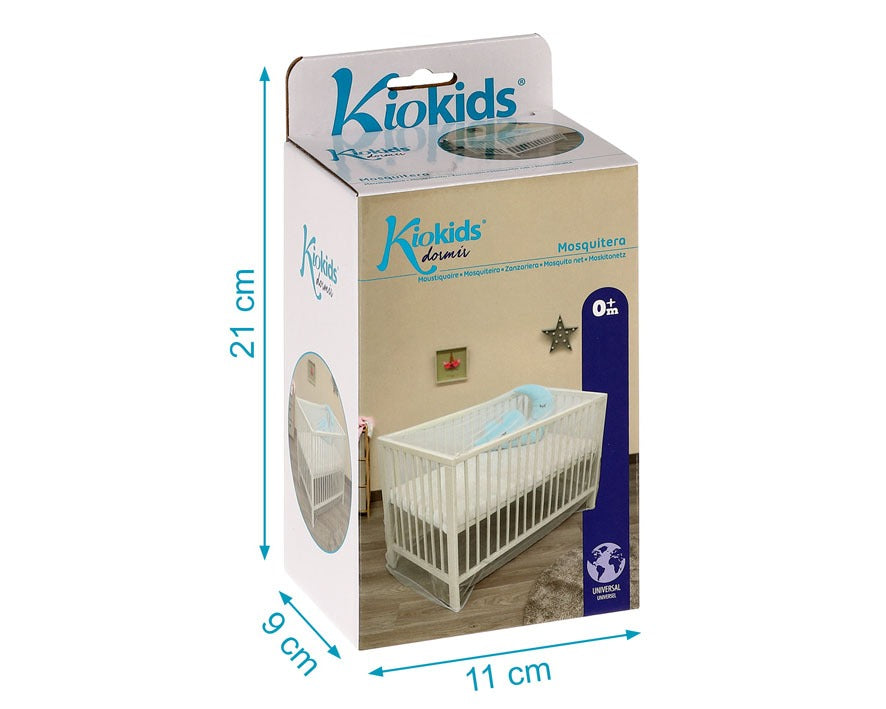 Rede mosquiteira branca para berço - Kiokids