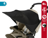 Para-sol para carrinho infantil - preto - Kiokids