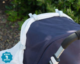 Conjunto de molas para fraldas em cinza x4 - Kiokids