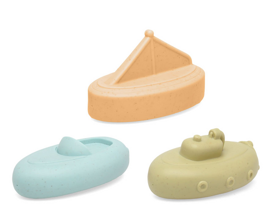 Conjunto de 3 barquinhos anti-mofo para o banho - Kiokids