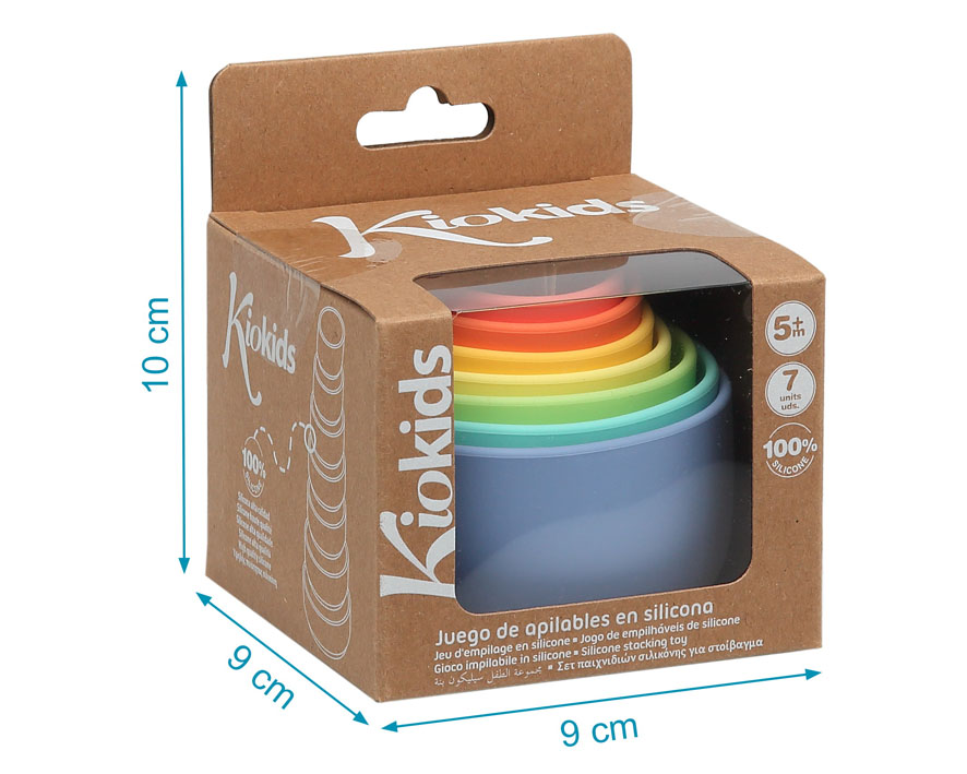 Jogo de silicone 7 peças - Kiokids