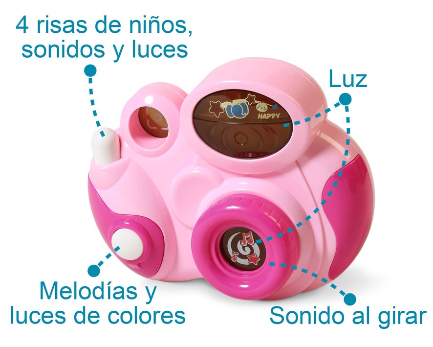 Câmara de fotos rosa - Kiokids