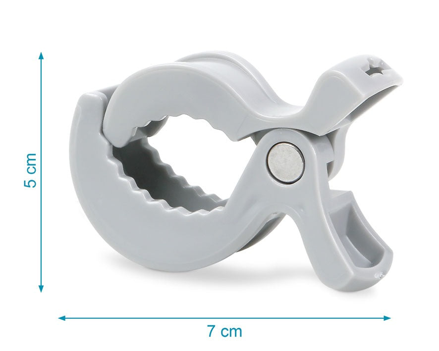 Conjunto de molas para fraldas em cinza x4 - Kiokids