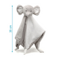 Doudou elefante cinzento para bebés - Kiokids