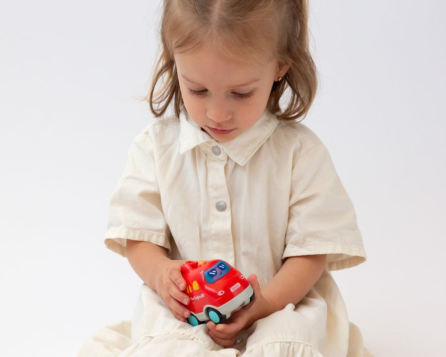 Camião de bombeiros com luz e som - Kiokids