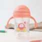 Copo aprendizagem step 3 300ml com pegas rosa - Kiokids