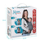 Porta-bébés ergonómico evolutivo preto - Kiokids